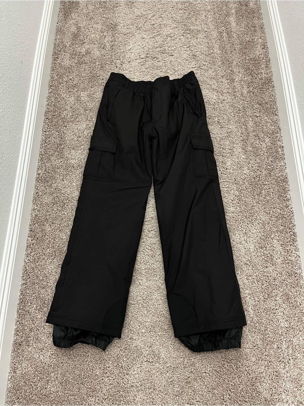 Sport Essentials Men’s Black Snow Pants Size 16 Waterproof Insulated Ski Pants